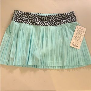 Lululemon Pleat to Street Skirt II Turquoise (6)